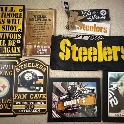 AAE019 - Pittsburgh Steelers Assortment Of Memorabilia