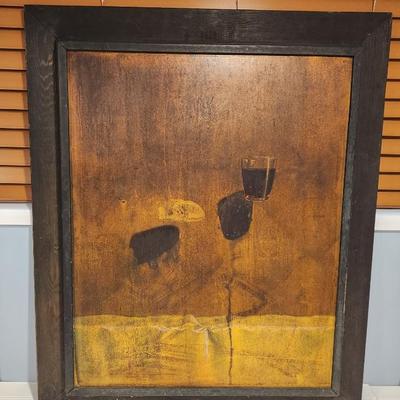 Ernest Albert Land - Award Winning painting, c1970