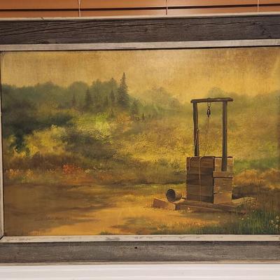 Ernest Albert Land - original painting, c1970