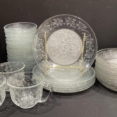 Princess  Glass Plates, Bowls And Mugs