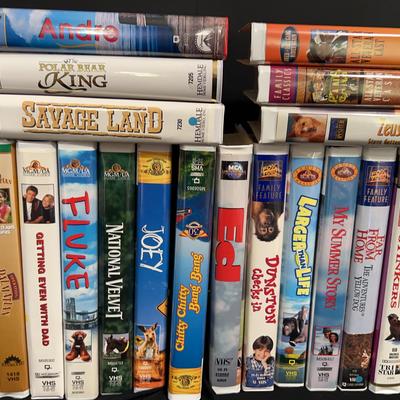Assortment Of Vintage VHS Movies