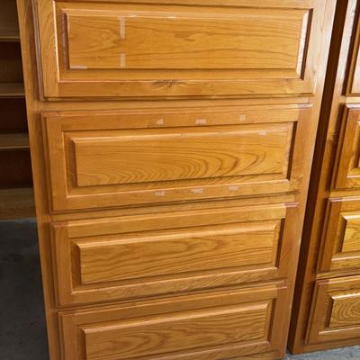 Oak File Cabinets