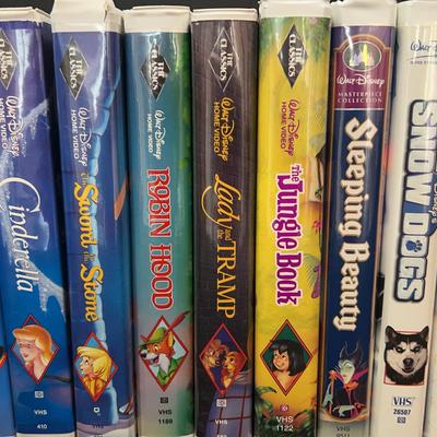 Walt Disney Collectible VHS Movies