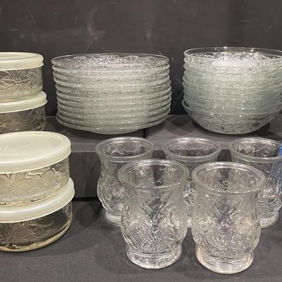 Princess Glass Snack Serving Dishes