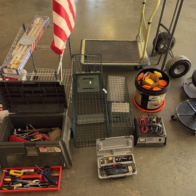 Garage Treasures &American Flags!