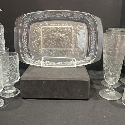 Princess Glass Glasses And Casserole
