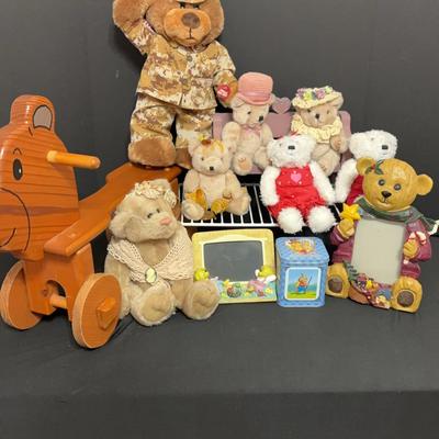 Vintage Bear Scooter And Themed Bears