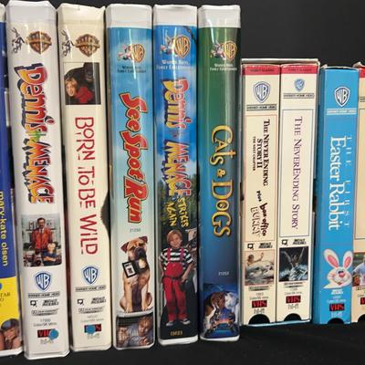 Collection Of Warner Brothers VHS Movies