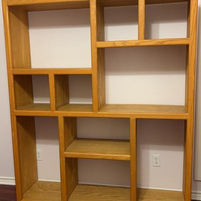 Oak Cubical Cabinet