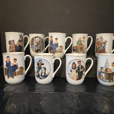 Norman Rockwell Mugs