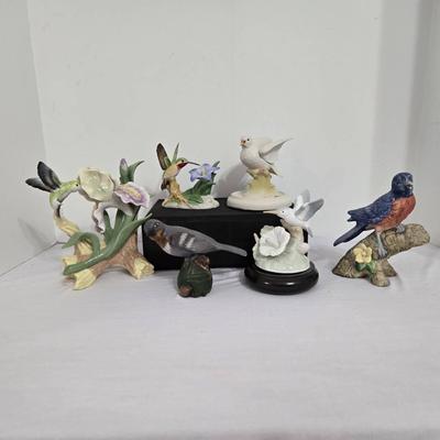 Various Bird Figurines