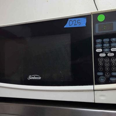 CCS025 Sunbeam Microwave