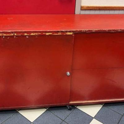CCS056-Wooden Rolling Cabinet