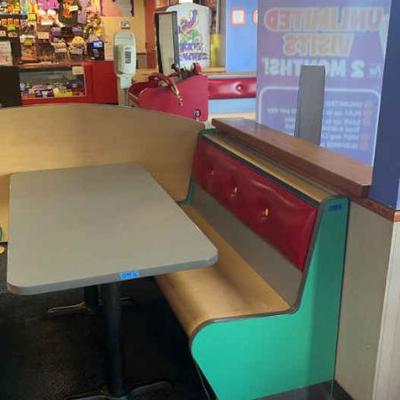 CCS099 - Two booths and a table