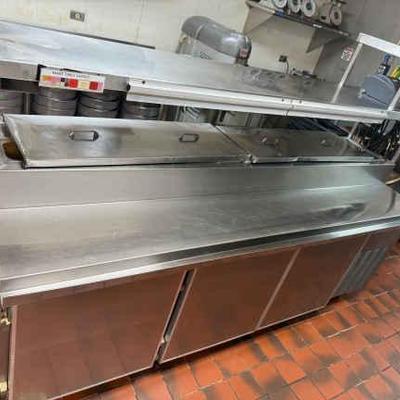 CCS031 Mobile Refrigerated Food Prep Counter