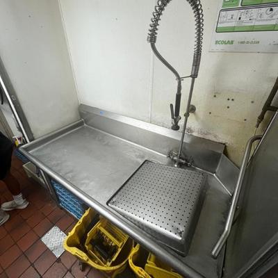 CCS006 Wasserstrom Commercial Kitchen Sink