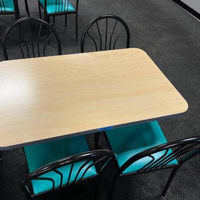 CCS083 Wood Laminate Table + 4 Chairs