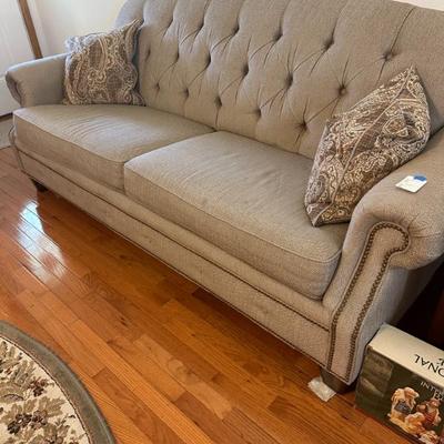 Sale Photo Thumbnail #203: Sofa with tuffed back