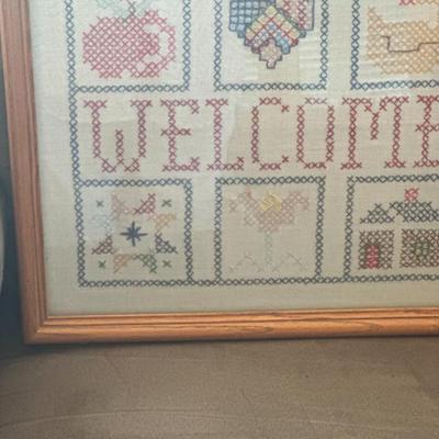 Sale Photo Thumbnail #113: Counted cross stitch