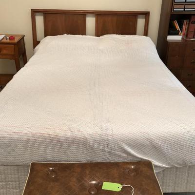 Sale Photo Thumbnail #7: Wood-Framed Full-Size Bed 

