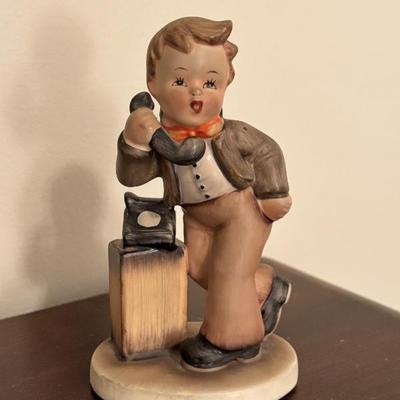 Sale Photo Thumbnail #16: Vtg. Is She Home Boy On Telephone Figurine Statue