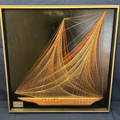 Bob Kramer “The Schooner” Metal Wire Art (25 x 25)