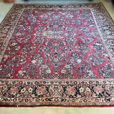 Large Wool Area Rug (98 x 113)