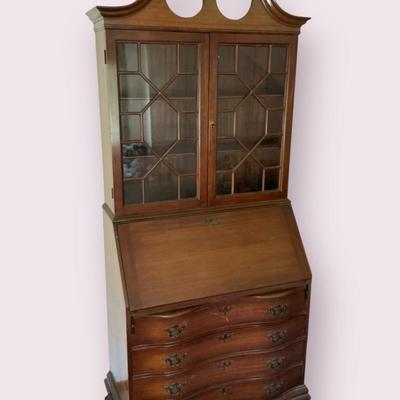Mahogany Claw & Ball Secretary