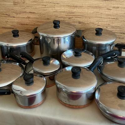 Revereware Pots Pans And Gift Wrap 