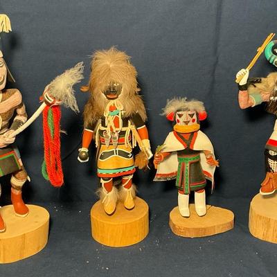 Kachina Dolls Ramon Albert, Earl Yowytena, Denise Ami, Lawrence Phillips