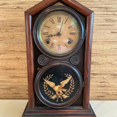 Ingraham Antique Mantle Clock 