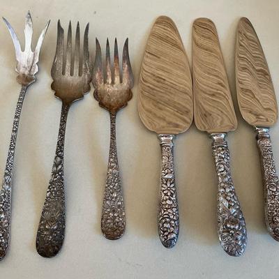 Steiff Sterling Silver Serving Pieces (3 Weighted)