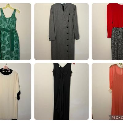 60s, 70s, & 80s Dressy Dresses incl. Miss Magnin