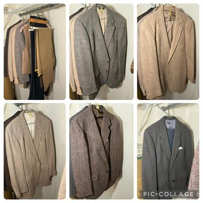 Vintage Mens Sport Coats & Pants incl. Harris Tweed