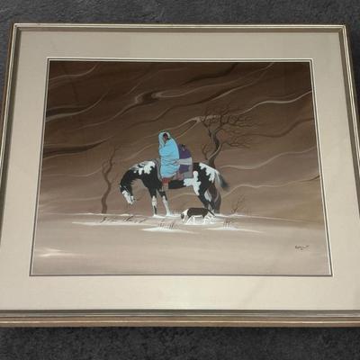 Beatien Yazz Navajo Art (26.5 x 31)