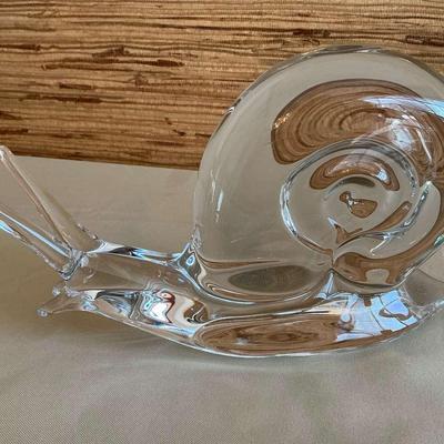 Daum France Crystal Snail Escargot 