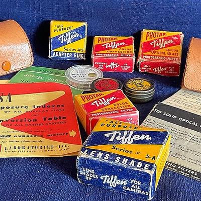 Assorted Tiffen Vintage Camera Accessories