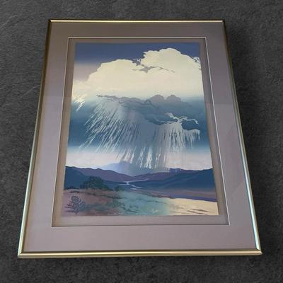 Ron Hoeksema Signed & Numbered Serigraph “Serenity Veil” (29.5 x 37.5)