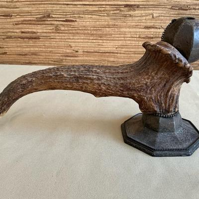 Horn Art With Sterling Silver 