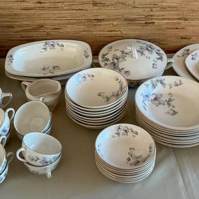 Thun Bohemia Pastel Poppy China Service for 8 