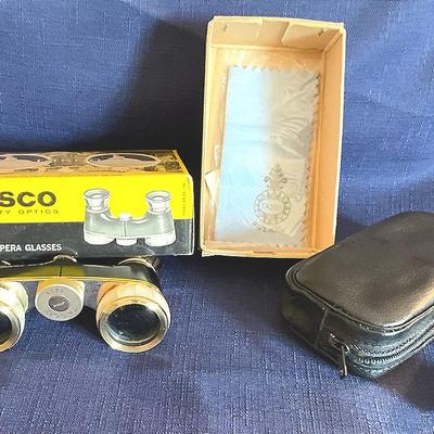 Tasco Mother Of Pearl 3X Opera Glasses With Case