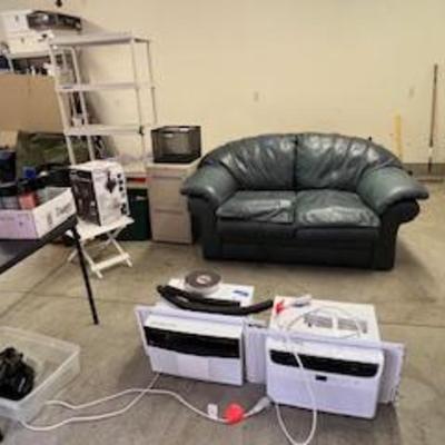 Sale Photo Thumbnail #10: Leather sofa, air conditioners