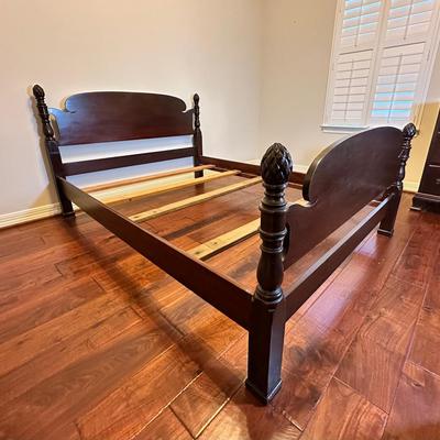 Wood Full Bed Frame II
