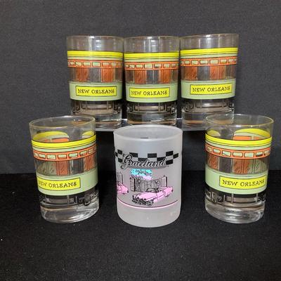 Vintage Ljungberg Collection New Orleans Glasses