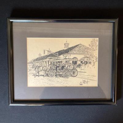 “Cafe Du” Drawing 