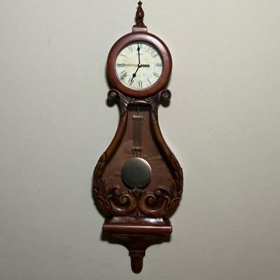 Vintage Style Kirch Ornate Wooden Wall Clock 