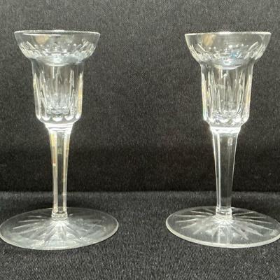 Waterford Lismore Crystal Candle Holders