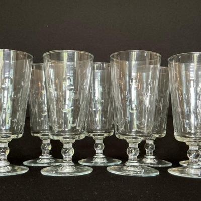 Vintage Dimpled Water Glasses