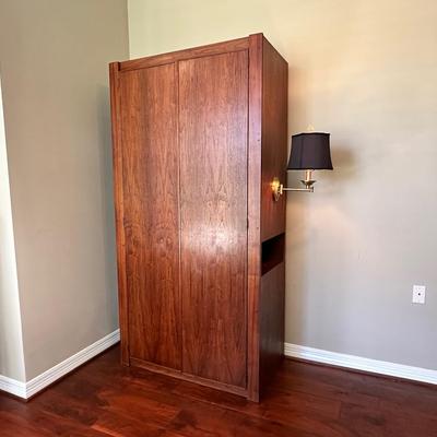 Custom Wood Cabinet (Left Side)