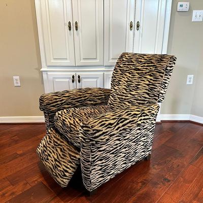 Tiger Print Recliner #1
